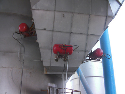 空气炮在华新水泥厂三次风管应用案例