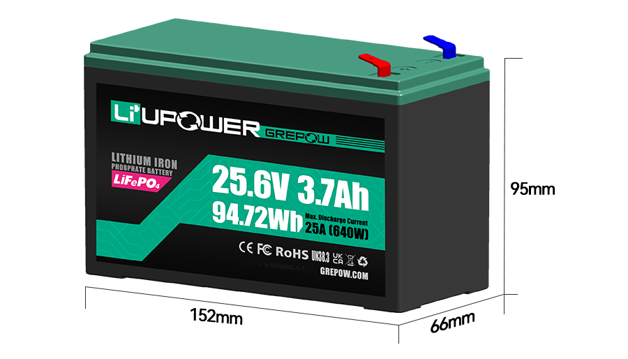 24V 3.7Ah 35C放电倍率Li+UPower系列UPS电源？榛绯