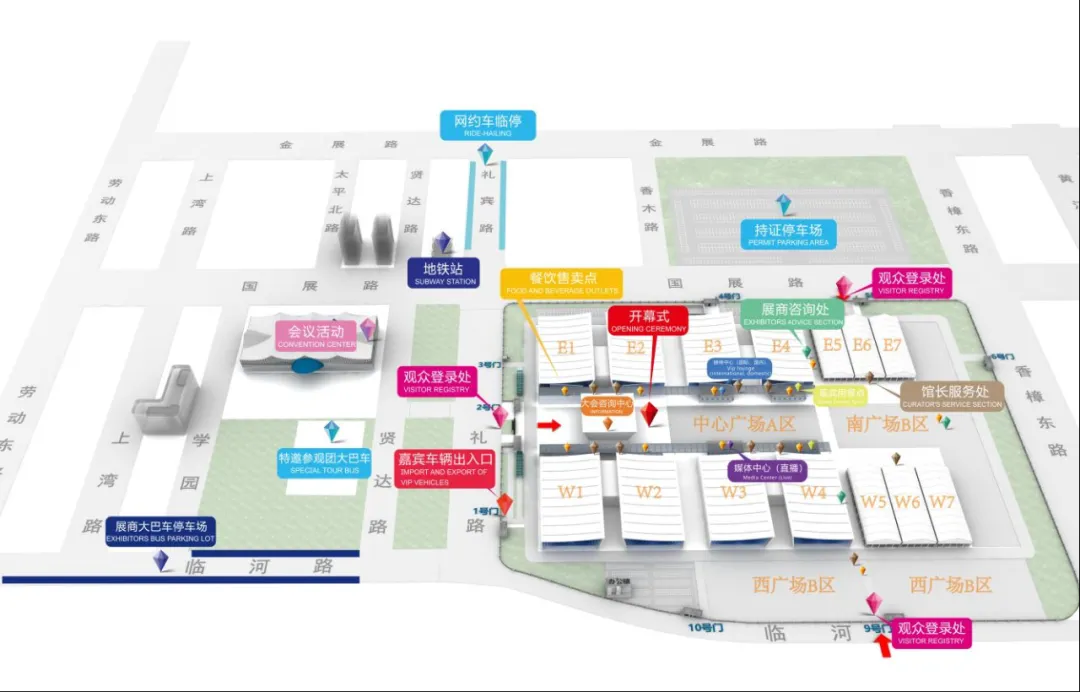 长沙农机展场馆结构图